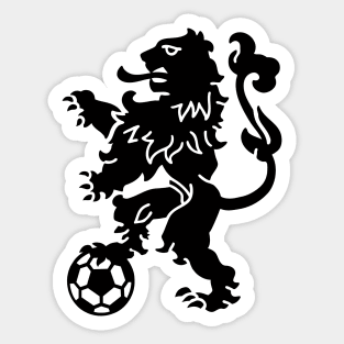 Dutch lion with soccer ball Netherlands soccer dutch soccer Sticker